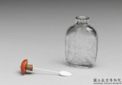 图片[2]-Hair-crystal snuff bottle, 19th century, Qing dynasty-China Archive